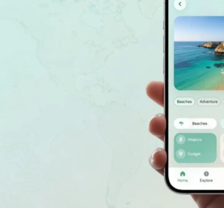 Mobilbarát digitális utazási irányítópult demója World Trip Advisor 2026 felületen.